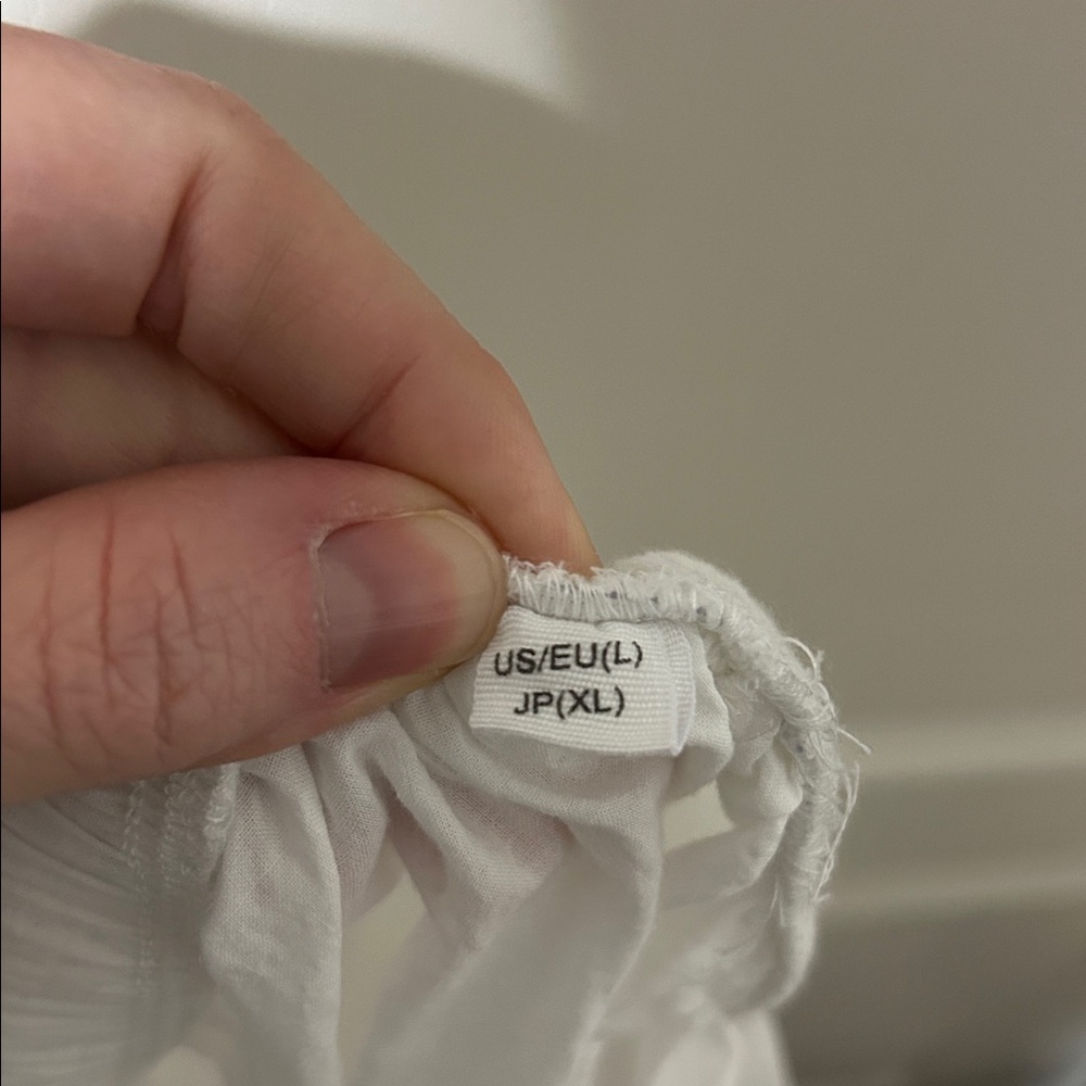 White Ruffle Hem Slip - Picture 7 of 7